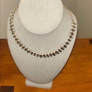 Trafari Polished Silver-Link Spike Necklace - Women's Silver